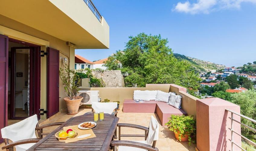 Cosis Inn Asos Exterior foto